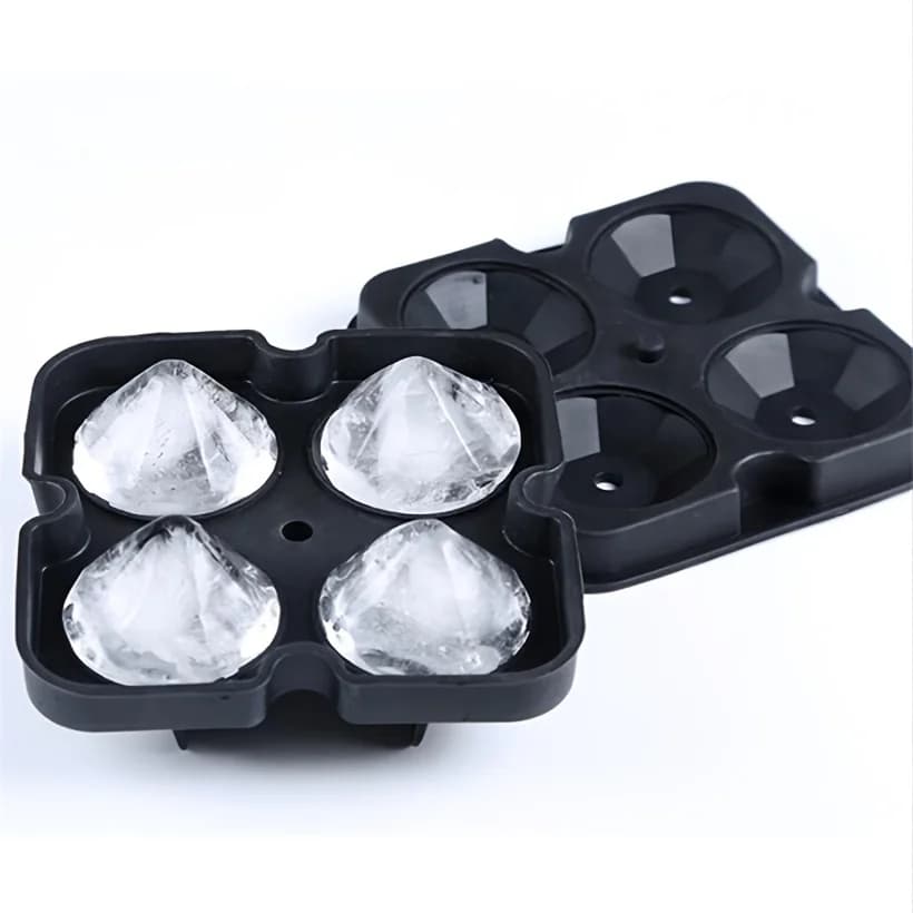 Vassoio per cubetti di ghiaccio a diamante