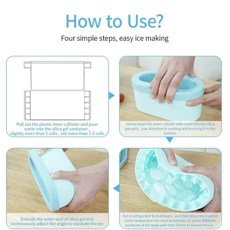 Secchiello per ghiaccio rotondo in silicone