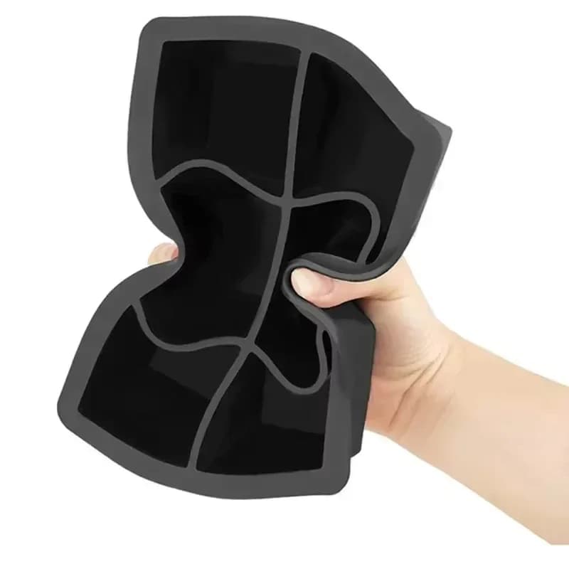 Vassoio grande per cubetti di ghiaccio quadrati